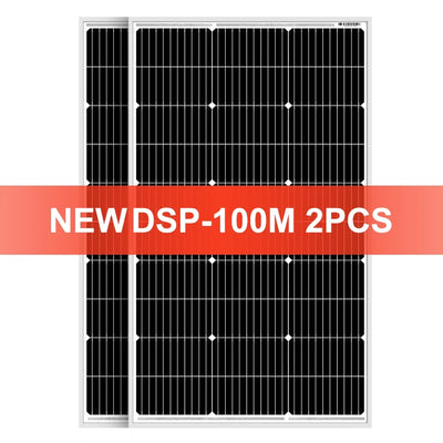 Panneau Solaire Rigide Monocristallin 100W 200W Étanche Camping