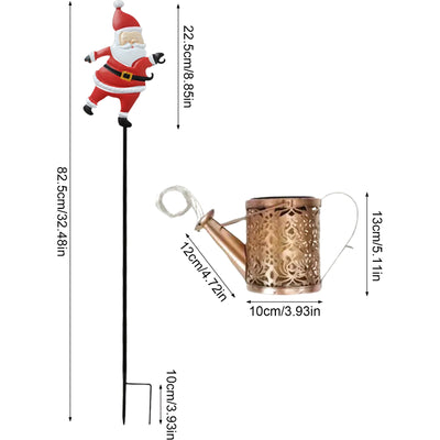 Panneau solaire de la guirlande décorative de Noël