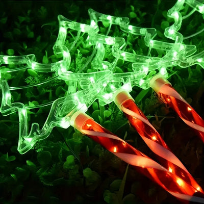 Lampe Solaire Décorative de Noël pour Jardin et Terrasse