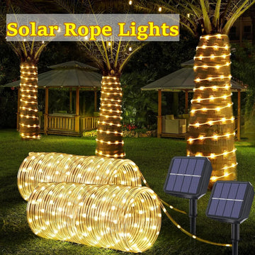 Guirlande Solaire Extérieur Tube Lumineux 32 m 300 LED