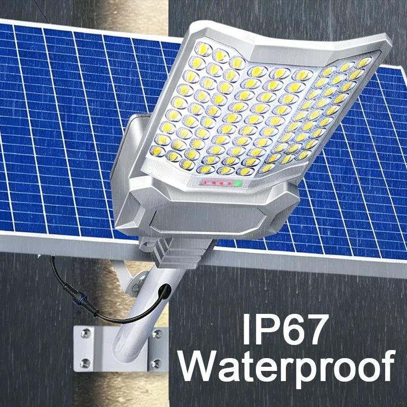 Lampadaire solaire extérieur puissant LED pour allée