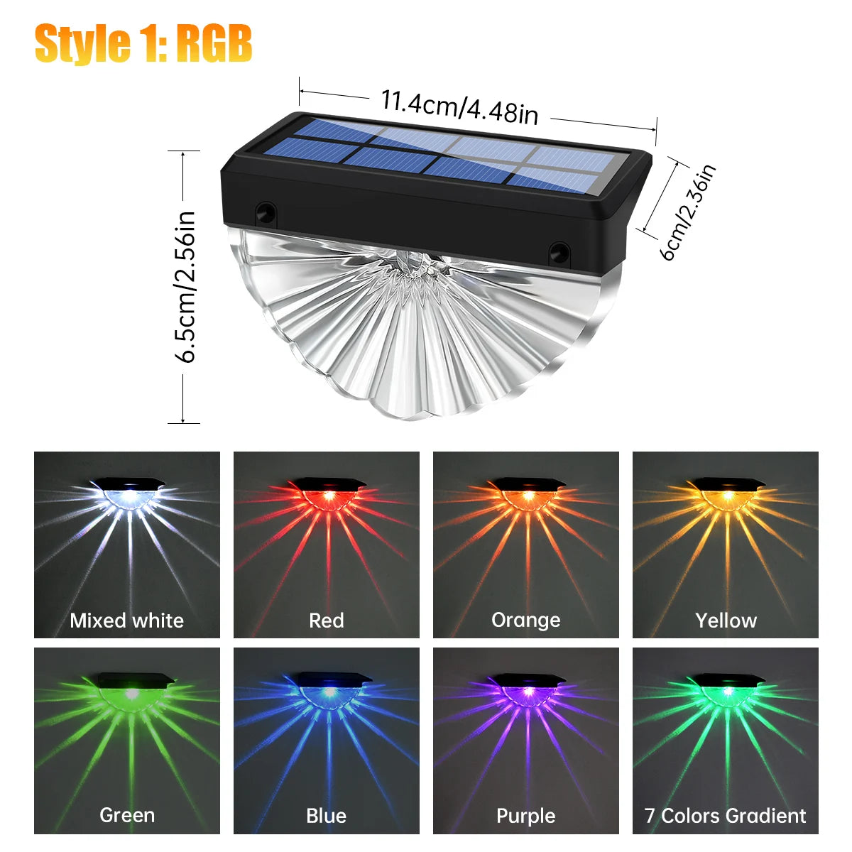 Lampe Solaire Pont Escalier LED Ătanche Patio Jardin ClĂŽture â dĂ©tail du design et finitions