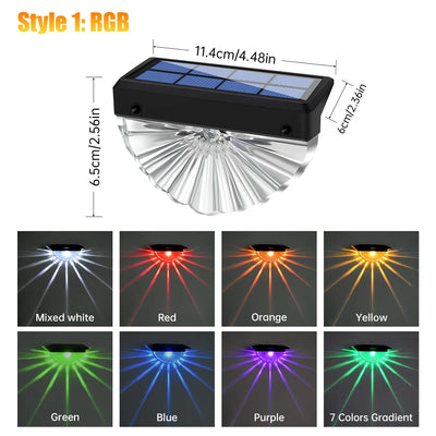 Lampe Solaire Pont Escalier LED Ătanche Patio Jardin ClĂŽture â dĂ©tail du design et finitions