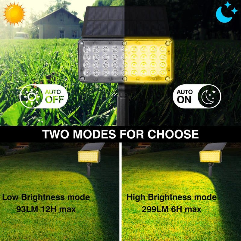 Applique murale solaire 36 LED pour jardin