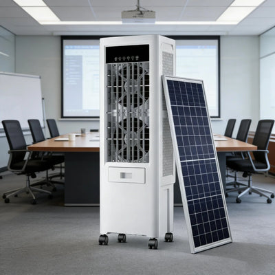 Rafraîchisseur d'Air Solaire Portable 280W 3 Vitesses