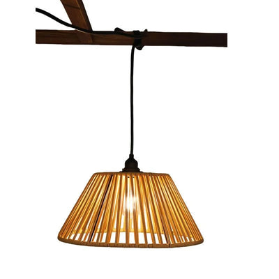 Lampe Solaire Suspendue Décorative pour Jardin – panneau solaire et recharge autonome