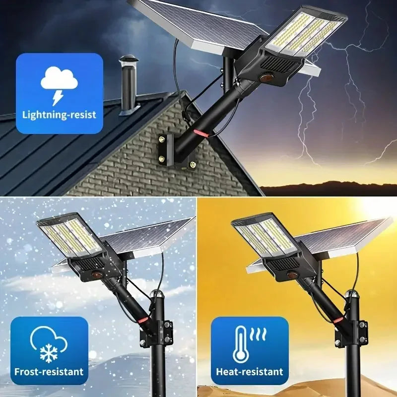 Réverbère solaire extérieur pour parking commercial