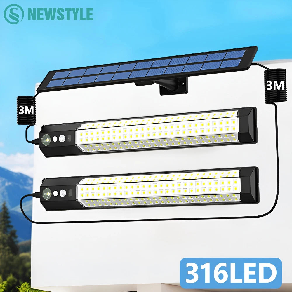 Applique solaire murale LED avec détecteur de mouvement