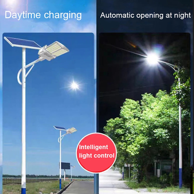 Lampe solaire murale en aluminium avec capteur de mouvement pour jardin