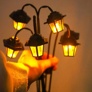 Lanterne Solaire Décorative Rétro LED Jardin Extérieur