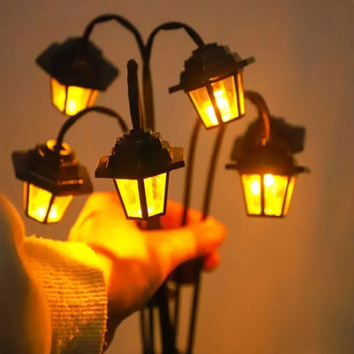 Lanterne Solaire Décorative Rétro LED Jardin Extérieur