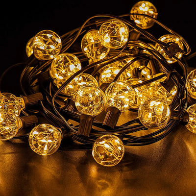 Guirlande Solaire Globe G40 LED 10M Télécommande IP44