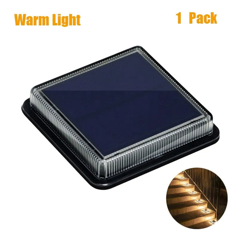 Détail de la lampe de terrasse solaire étanche