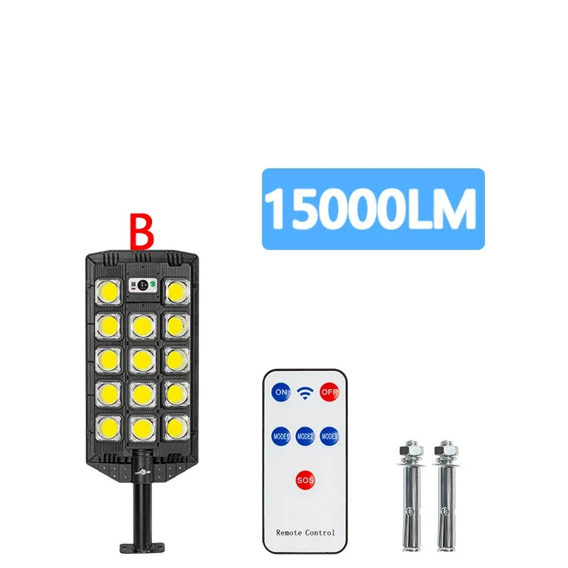 Lampe Solaire Extérieure LED Détecteur Mouvement 3 Modes – éclairage puissant pour la sécurité