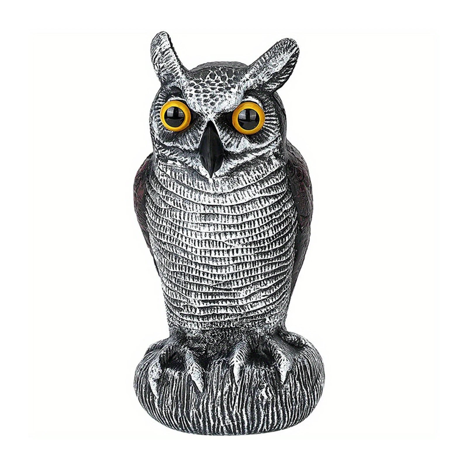 Effaroucheur Solaire Hibou à Yeux Clignotants et Son