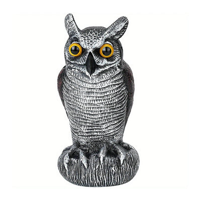 Effaroucheur Solaire Hibou à Yeux Clignotants et Son