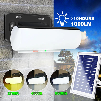 Lampe Solaire LED Télécommande Dimmable IP65 Extérieur