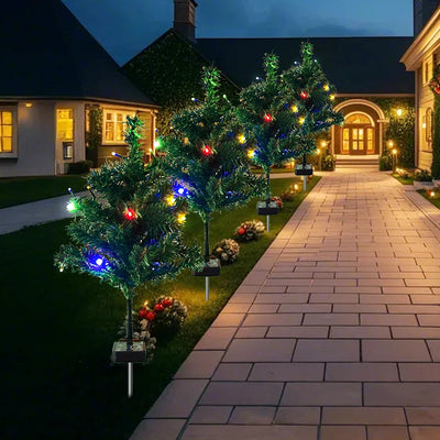 Lampe Solaire Flocon de Neige LED Étanche Jardin et Noël