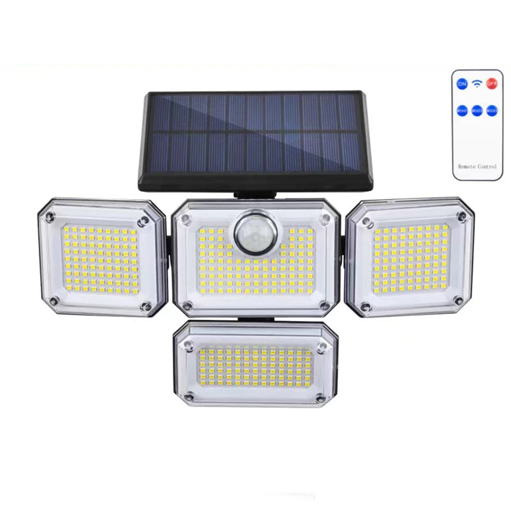 Projecteur solaire puissant à détecteur de mouvement