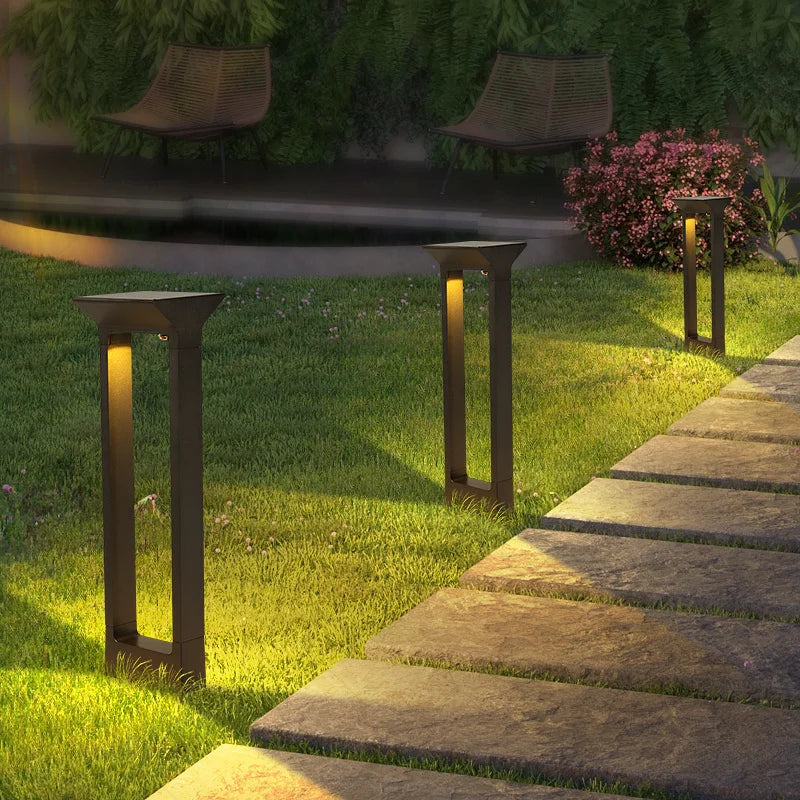 Lampe Solaire de Jardin LED Design pour Pelouse
