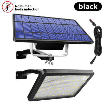 Lampe Solaire 48 LED Étanche Rue Jardin Mur Angle Large – 48 LED haute luminosité la nuit