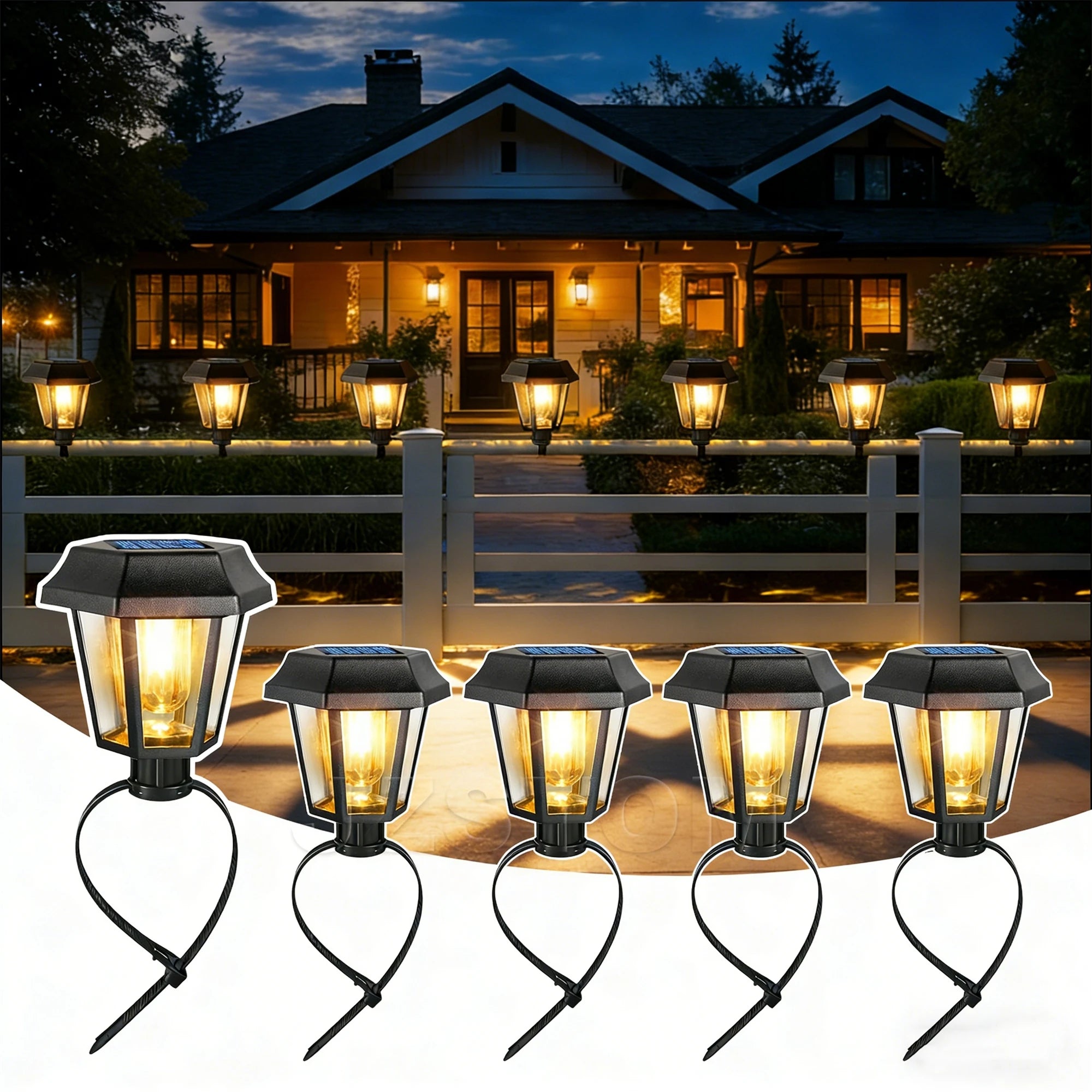 Lampe Solaire Piscine LED Étanche IP65 Sol Décoration Jardin