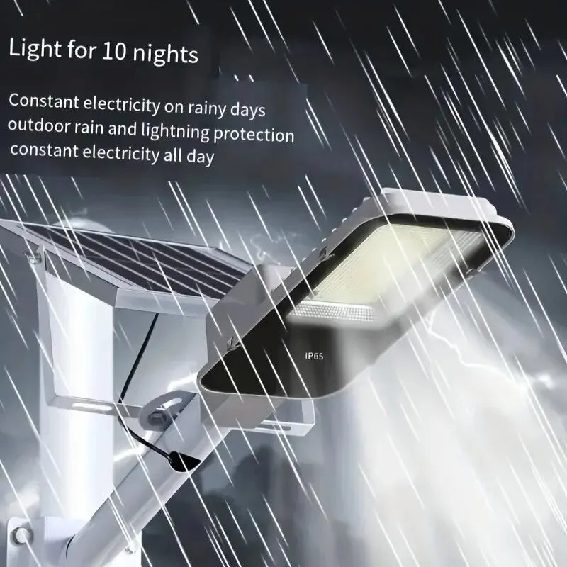 Réverbère Solaire 357 LED 6500K Détecteur Mouvement IP65 – détecteur de mouvement intégré
