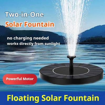 Pompe Solaire Flottante LED pour Bassin et Bain d'Oiseaux