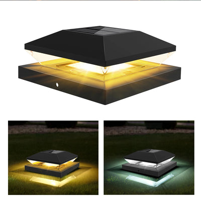 Détail de la lampe solaire de pilier autonome