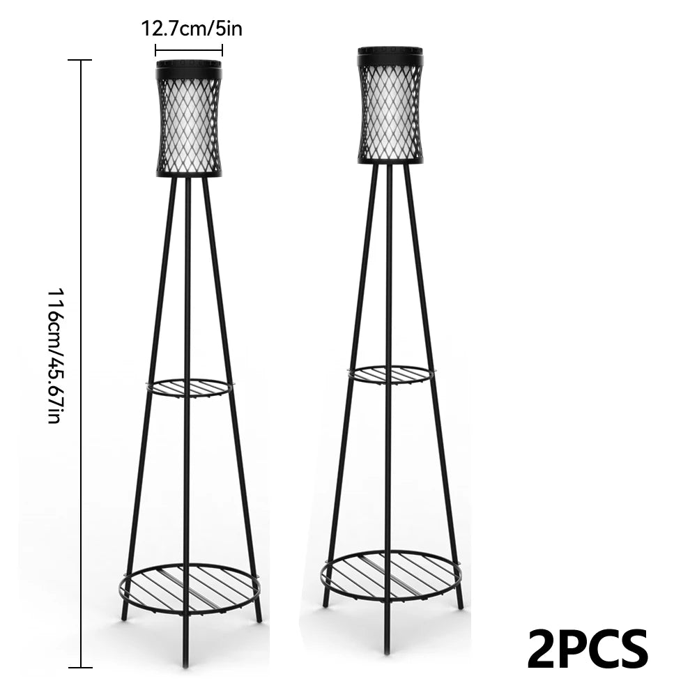 Lanterne Solaire de Jardin avec Support pour Plantes â dĂ©coration pour terrasse et jardin