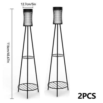 Lanterne Solaire de Jardin avec Support pour Plantes â dĂ©coration pour terrasse et jardin