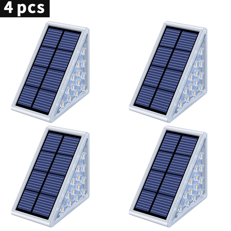 Lampe Solaire LED ExtĂ©rieur Lentille Ătanche IP67 Escalier Terrasse â dĂ©tail du design et finitions