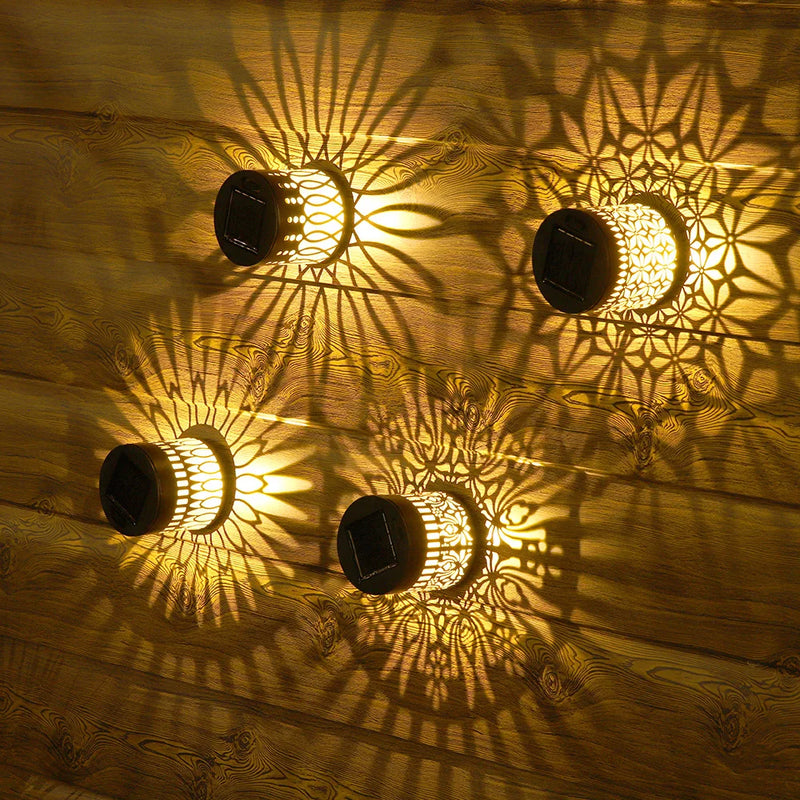 Lampe murale solaire avec projecteur étanche pour jardin