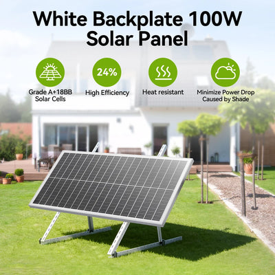Panneau solaire rigide 100W monocristallin étanche