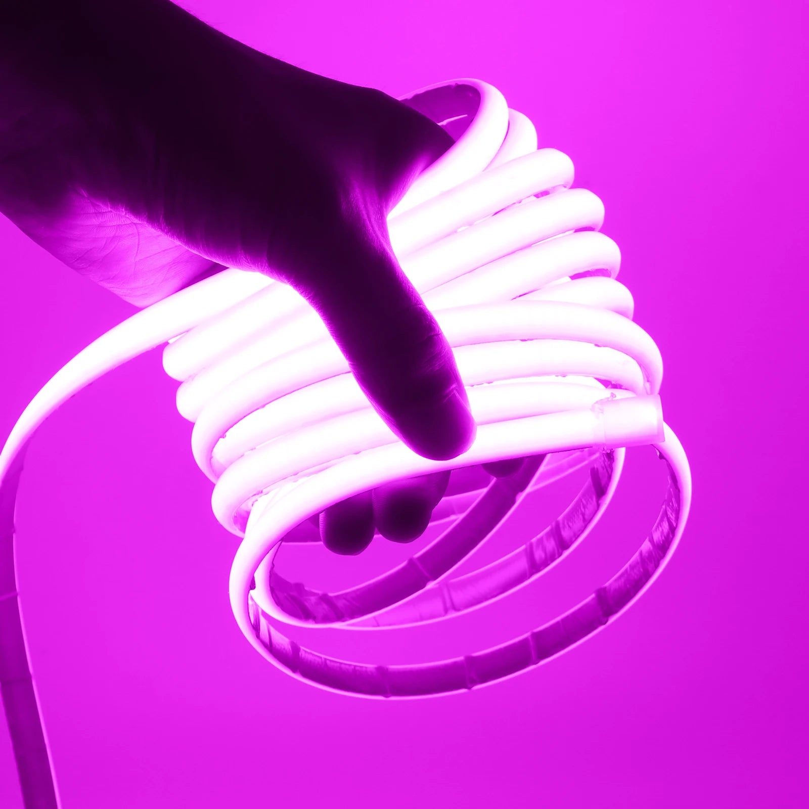Ruban LED Solaire Néon COB Dimmable Étanche IP68 Extérieur
