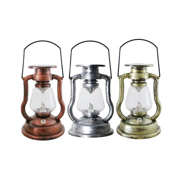 Lanterne Solaire de Jardin Effet Flamme