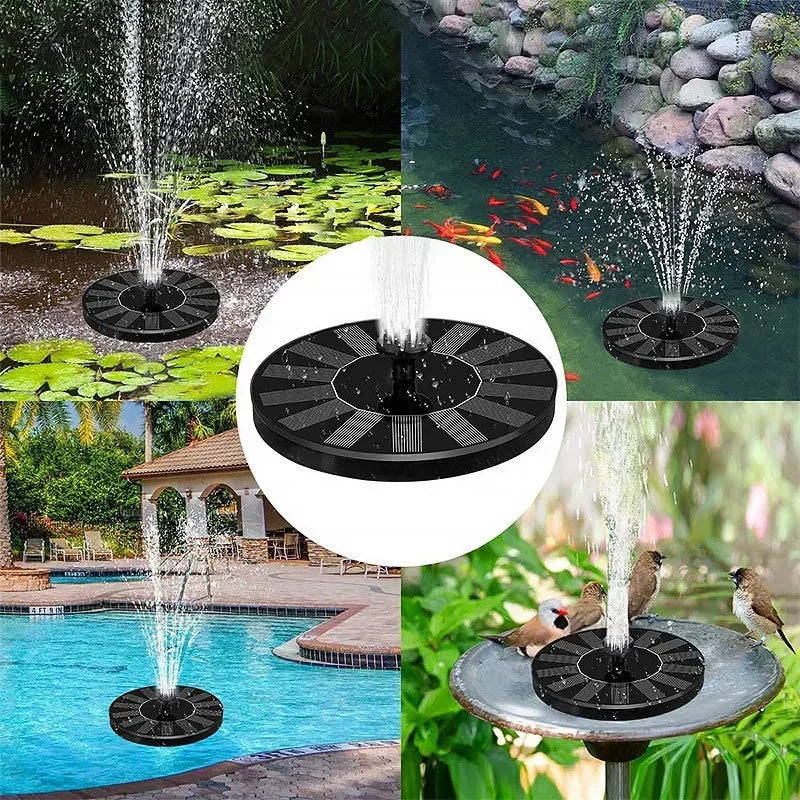 Pompe Solaire Flottante LED pour Bassin et Bain d'Oiseaux