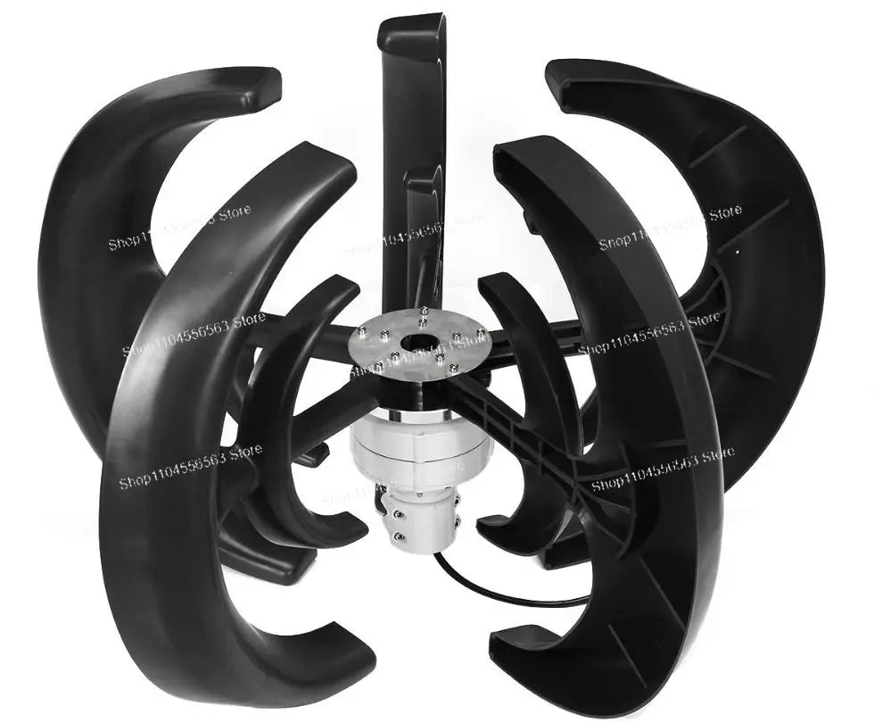 Éolienne Verticale 1000W VAWT 12V 24V Hors Réseau