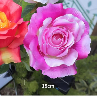 Piquet Solaire de Jardin Fleur Lumineuse pour Pelouse