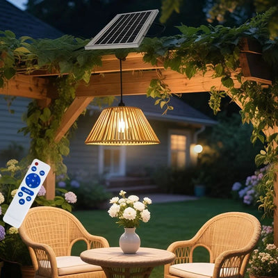 Lampe Solaire Suspendue Décorative pour Jardin