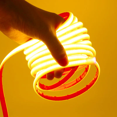 Ruban LED Solaire Néon COB Dimmable Étanche IP68 Extérieur