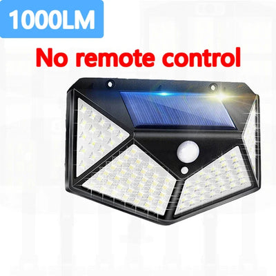 Lampe Solaire Extérieure LED Détecteur Mouvement 3 Modes – interrupteur et commande d'allumage