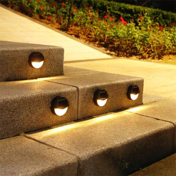 Balisage Solaire Escalier Extérieur LED Marche Étanche