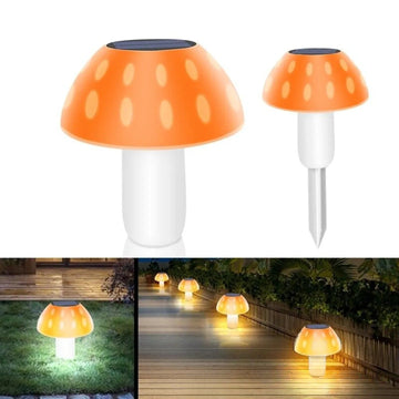 Lampe Solaire Champignon Décorative Jardin LED
