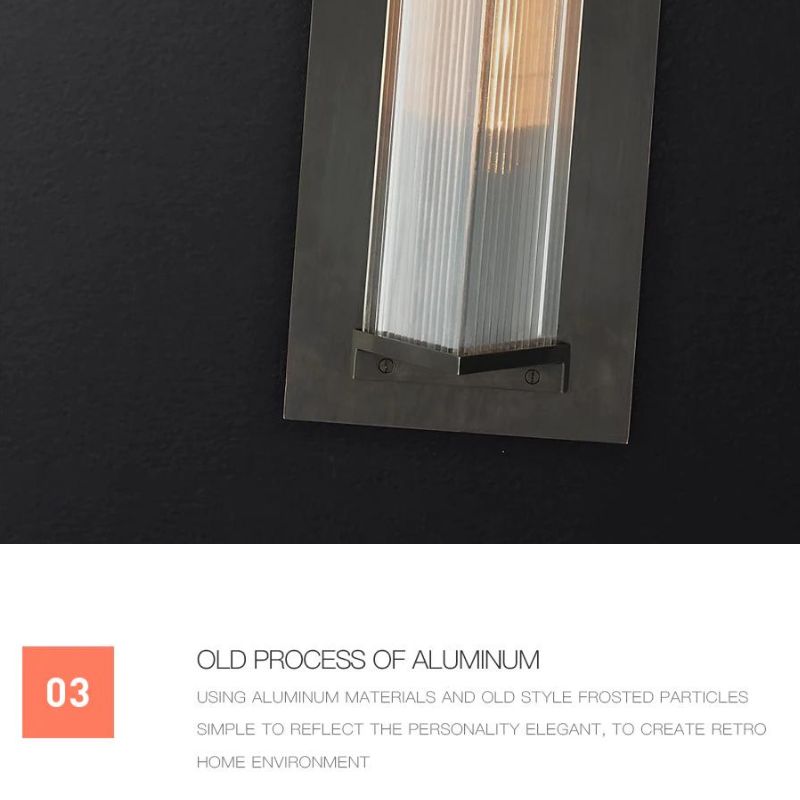 Applique solaire aluminium design moderne