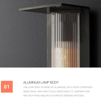 Applique solaire murale autonomie 12h IP65