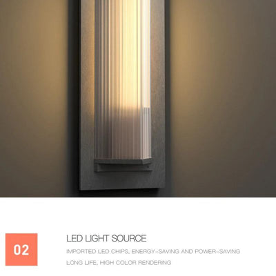 Applique solaire luxe élégante terrasse