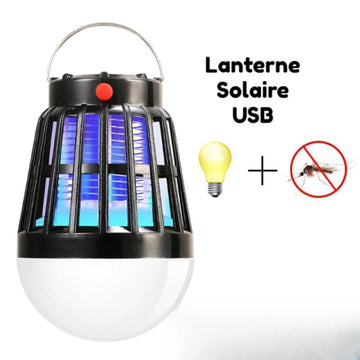 Lanterne Solaire LED Anti-Moustique Extérieur Jardin