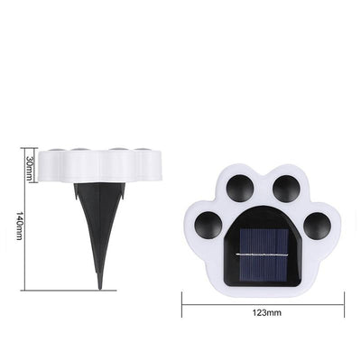 Lampe solaire patte d'ours étanche IP65