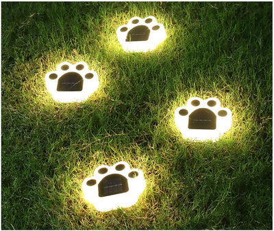 Lampe solaire patte d'ours extérieur LED